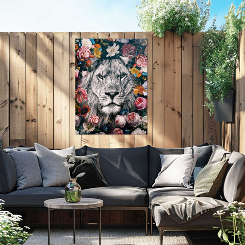 Reinders tuinposter Leeuw - 80x60cm
