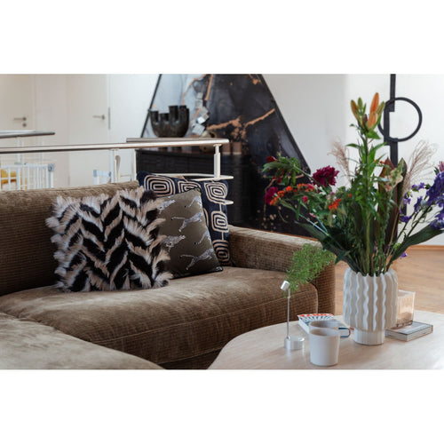 Kare Design Kussen Catena Square blauw en beige