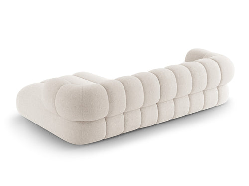 Cosmopolitan Design Hoekbank Koge 5-zits, chenille lichtbeige - 165x270x70cm
