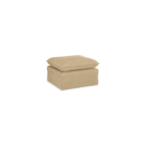 HKLIVING hocker Nomad – royal velvet cream - vtwonen shop