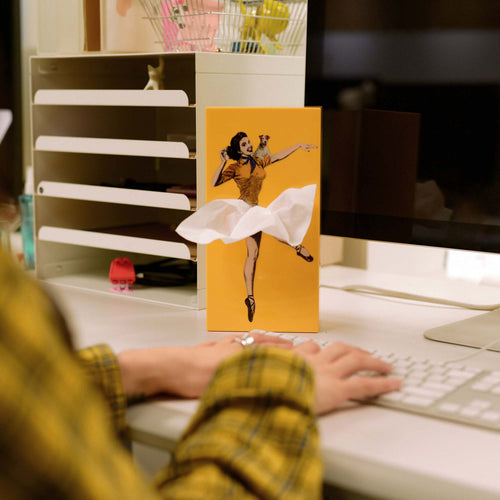 Spextrum Tissue Up Girl - tissuehouder - oranje