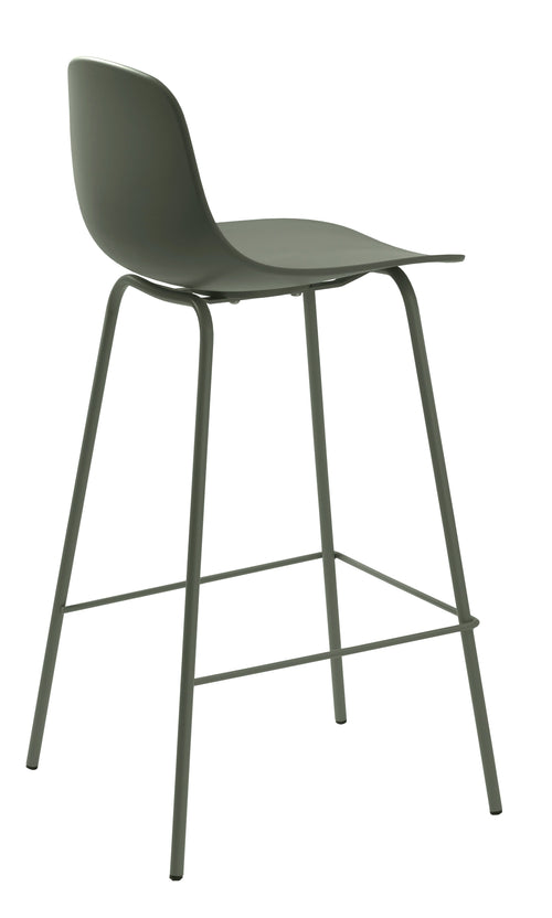 Rebellenclub Barkruk Cusco - Set van 2 - OlijfÊ - vtwonen shop