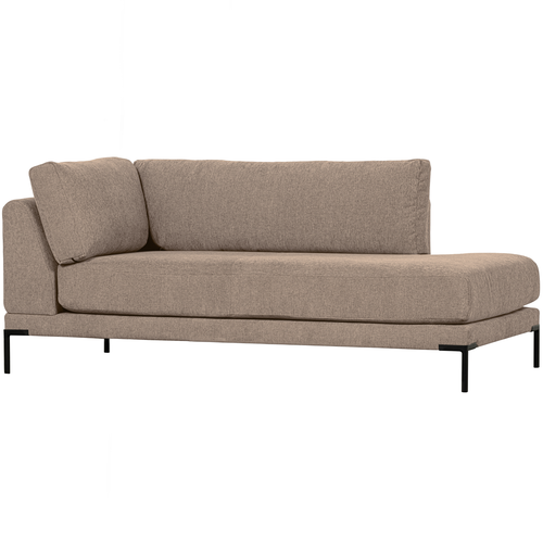 vtwonen lounge element rechts Couple - Polyester - Mud - 89x100x200 - vtwonen shop