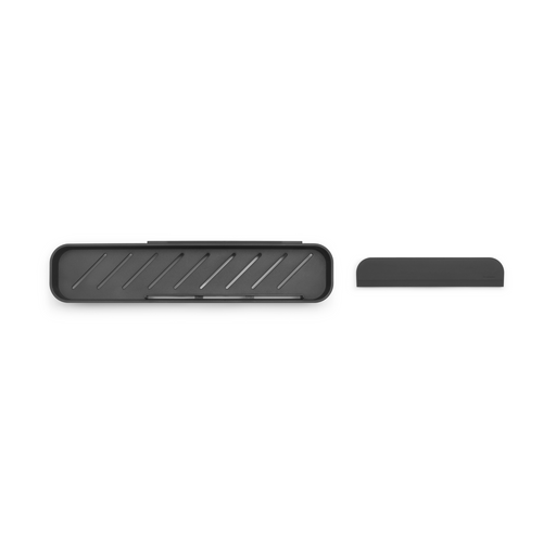 Brabantia MindSet doucheplanchet met wisser - Dark Grey