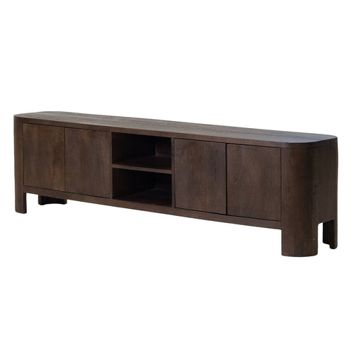 Giga Meubel Tv-Meubel Mitchel - Mangohout - Donkerbruin - 200cm