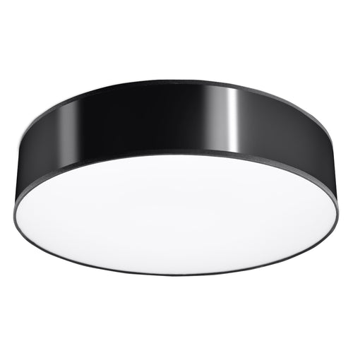 Sollux Lighting Plafondlamp ARENA 45 zwart - 45x45x11cm
