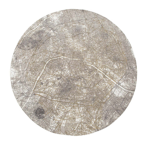 Louis De Poortere vloerkleed Space Trip - grijs - 240x240cm - vtwonen shop