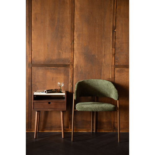 Dutchbone Naida Eetkamerstoelen  Groen - Set van 2 - vtwonen shop