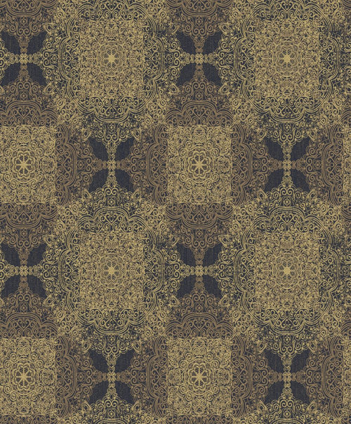 Masureel behang art deco motief bruin - 53 cm x 10.05 m - 632310 - vtwonen shop