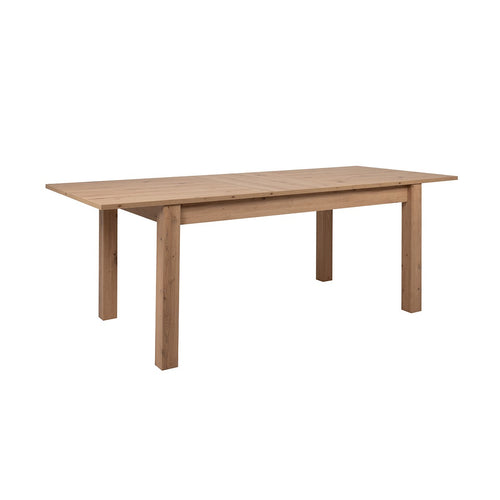 Calicosy - BERGEN Uitschuifbare eettafel - Naturel - 90x160x75 cm