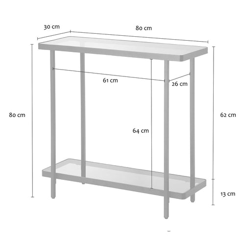 Calicosy - Console ORA - Zwart 80x30x80 cm