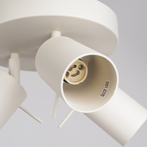 Sollux Lighting Plafondlamp RING 3P beige - 19,5x19,5x18,5cm