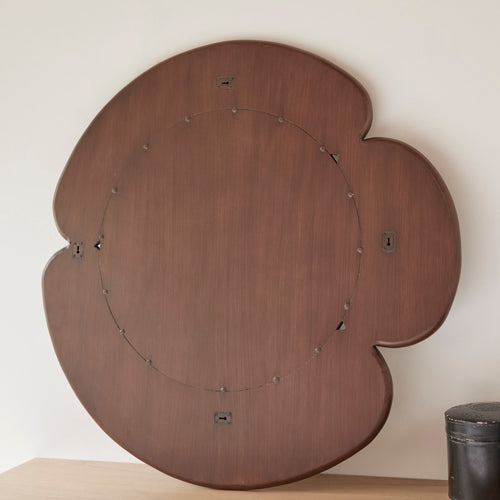 Tikamoon Spiegel in donker mindihout 110 x 110 cm - Bruin