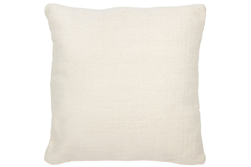 J-Line kussen Geweven - wol - creme - large