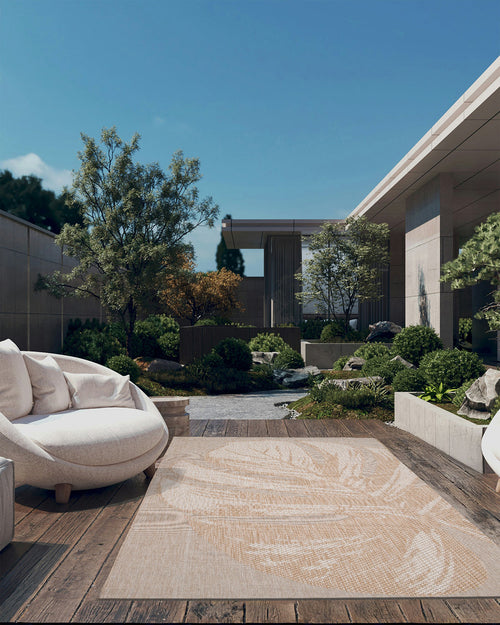AFK Living vloerkleed Bali - voor binnen en buiten - kastanje - 160 x 230 cm