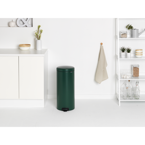 Brabantia Pedaalemmer NewIcon - 30L - kunststof binnenemmer - pine green - vtwonen shop