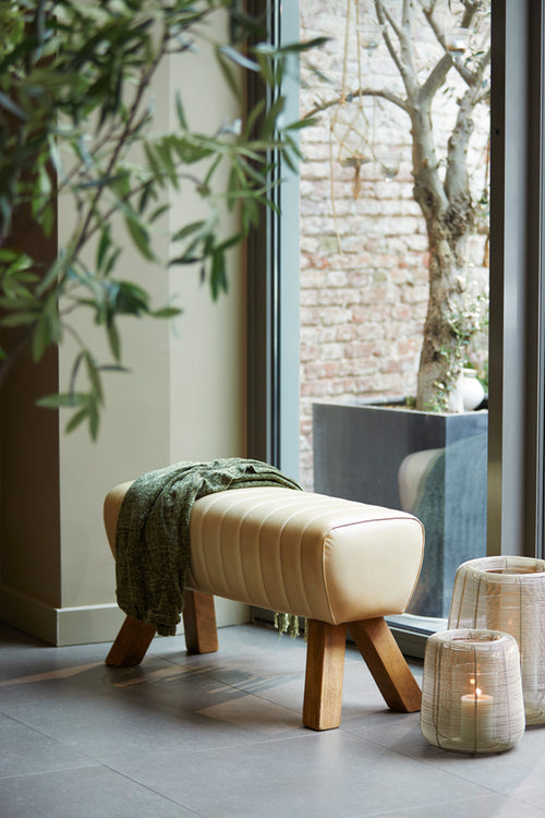 Light & Living bank RAMY - 90x31x46cm - bruin