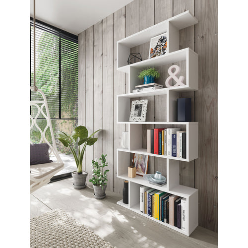 Calicosy - Bücherregal mit 6 Fächern ATHENA - 24x80x192 cm