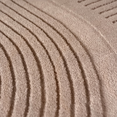 Mrcarpet Vloerkleed Scandinavisch taupe hoog/laag Rosa 160 x 230cm