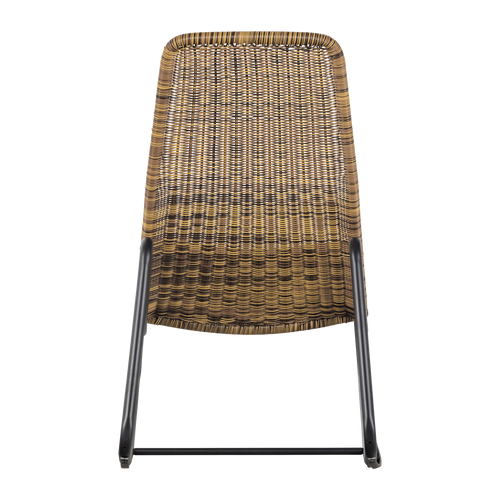 WOOOD schommelstoel tuin Tom - Rattan - Naturel - 97x51x95