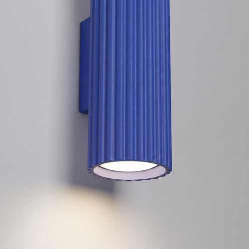 Sollux Lighting Wandlamp KARBON 20 ultramarijn - 6,5x8,5x20cm