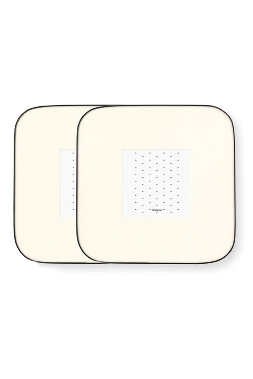 vtwonen Fotolijst - Set van 2 - Metaal - Zwart - 21.5x21.5x0.8cm - vtwonen shop