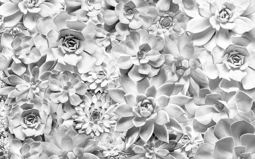 Sanders & Sanders fotobehang bladeren lichtgrijs - 400 x 250 cm - 612370 - vtwonen shop