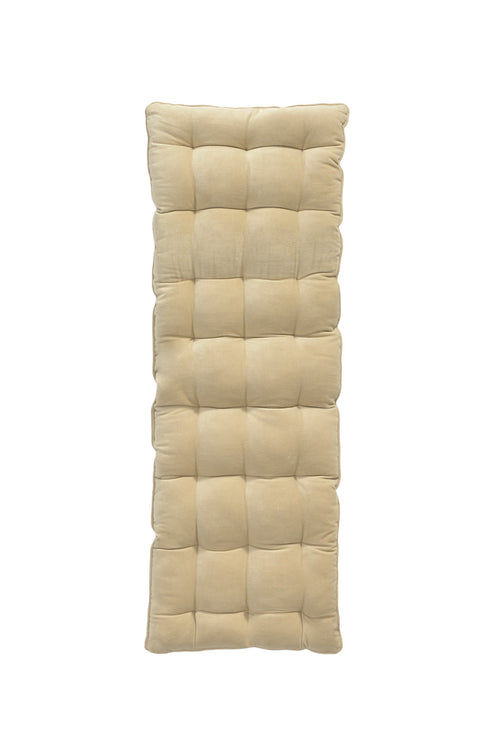 Calma House Bankkussen Velour - Ecru - 40x120x4