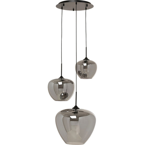 Kare Design Hanglamp Sphere 3 smoke - vtwonen shop
