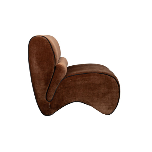 Dutchbone Donna Fauteuil Donkerbruin