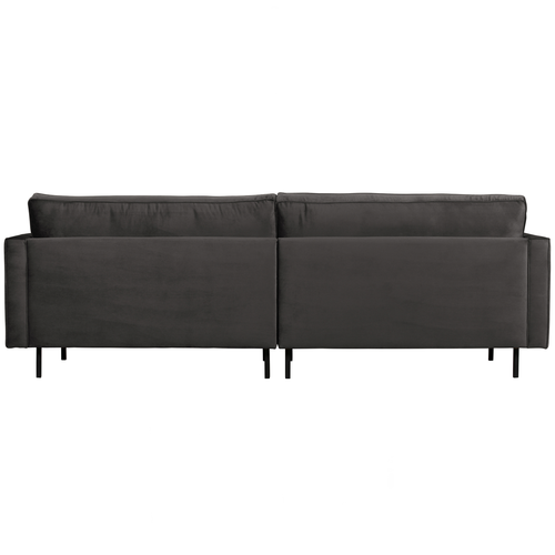 BePureHome classic 3-zits bank Rodeo - Velvet - Antraciet - 83x275x88 - vtwonen shop