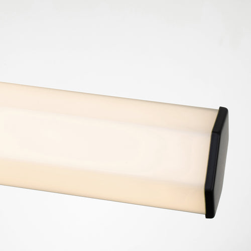 Elstead Hinkley Facet Geïntegreerde LED Badkamer Wandlamp Mat Zwart, 3000K, IP44