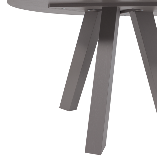 WOOOD eettafel Ø129 cm Rhonda - Eiken - Warmgrijs - 75x129x129