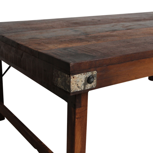 Raw Materials salontafel inklapbaar - FSC gerecycled hout - 120x75x45 cm