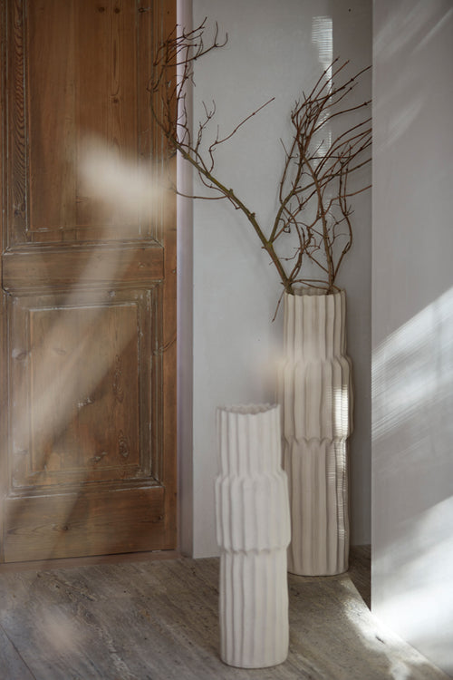 Light & Living vaas LONGA - Ø20.5x72.5cm - wit - vtwonen shop