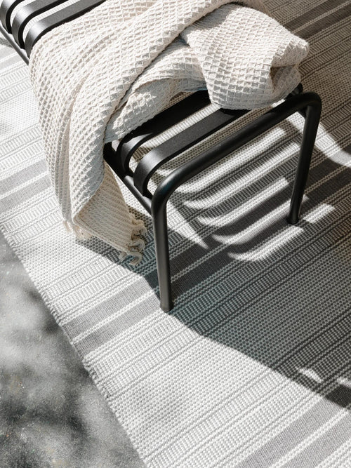 benuta binnen- en buitenkleed Siena - grijs - 160x230 cm