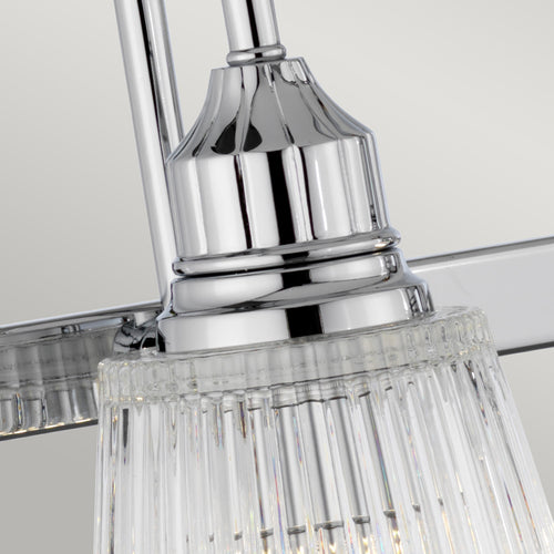 Addison 4-lichts wandlamp gepolijst chroom IP44