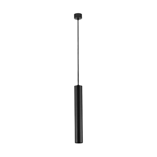 Nova Luce AMI Slanke hanglamp voor aan het plafond, zandkleurig zwart, GU10 fitting, 1x10W