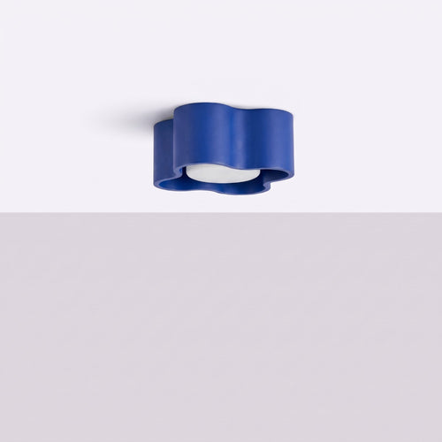 Sollux Lighting Plafondlamp OVIO 1 ultramarijn Gx53 - 12x12x6cm