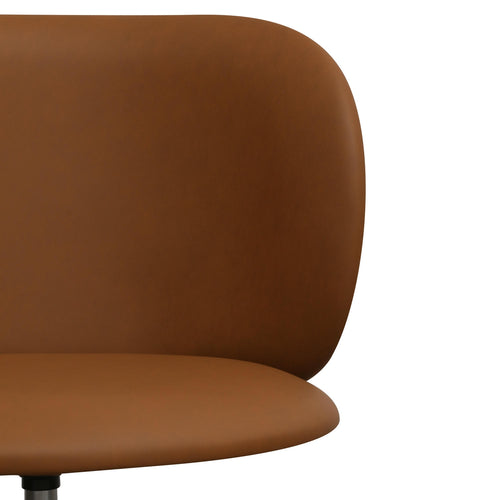 Furnhouse bureaustoel Bobo - Cognacbruin - Kunstleer - 56x57x71