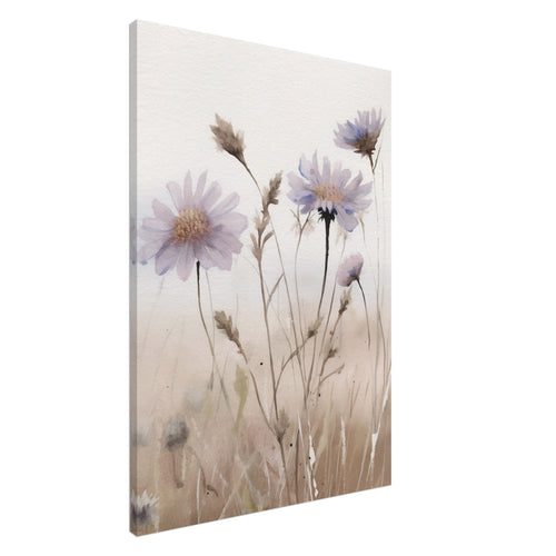 Artfulprints Canvas Flower aquarel 1 canvas - 80x120 cm - beige