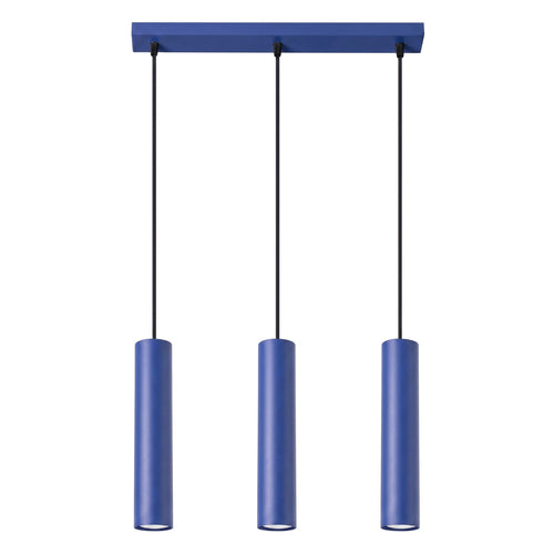 Sollux Lighting Hanglamp LAGOS 3L ultramarijn - 45x6x90cm