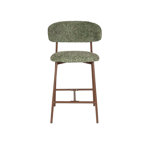 Housecraft Living Claes Barkrukken rugleuning 65 cm Groen - Set van 2