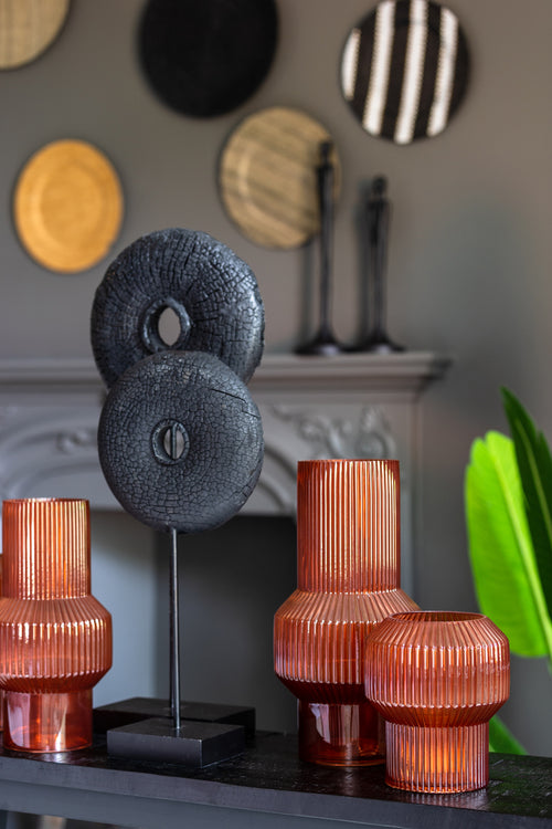 Light & Living ornament OLUMI - 28x10.5x65.5cm - zwart