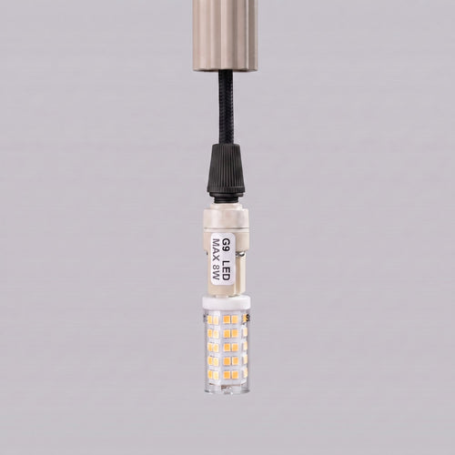 Sollux Lighting Hanglamp ARCHE 1 taupe - 8x8x120cm