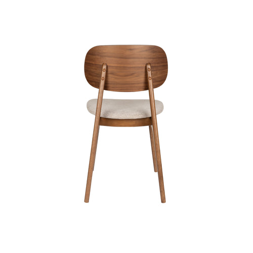 Dutchbone Marais Eetkamerstoelen Walnoot kleur - Set van 2