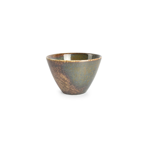 Bonbistro - Kom 10xH7cm conisch groen Cirro - Set van 6