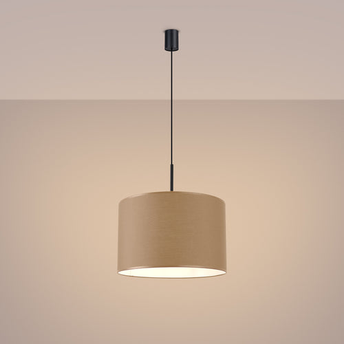 Sollux Lighting Hanglamp NEVIA beige - 40x40x137cm