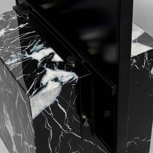 Kare Design Staande Spiegel Hulda 180x46cm zwart