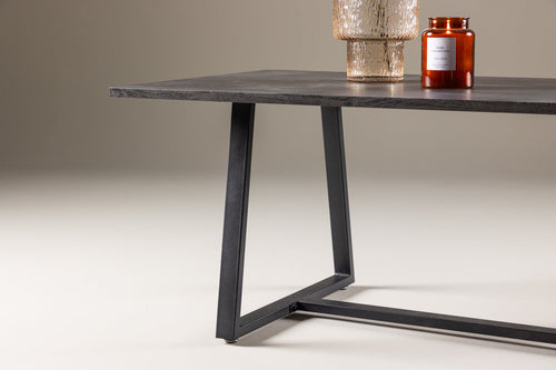 Rebellenclub Salontafel Malpas - 110 x 60 cm - Zwart